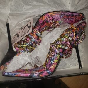 Cape Robbin lace up high heeled sandals.  Size 10